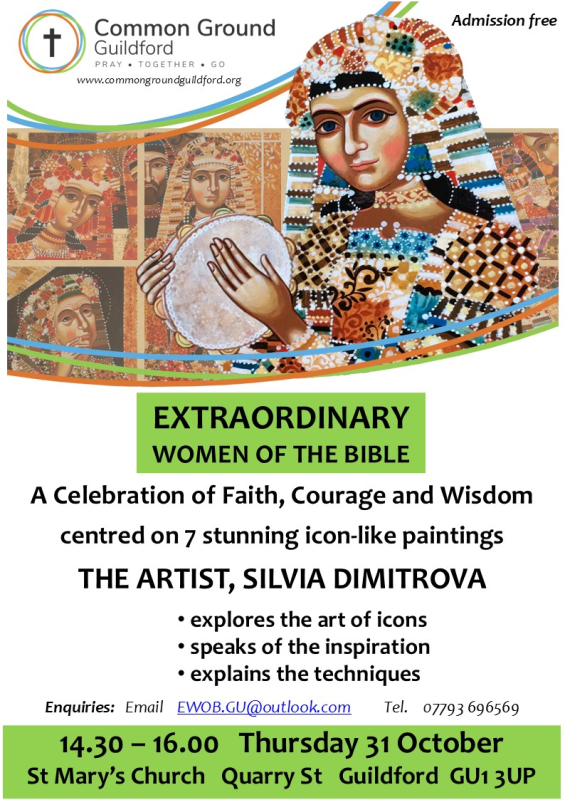 Extraordinary Women of the bible - Talk - 31 Oct 24 - Guildford